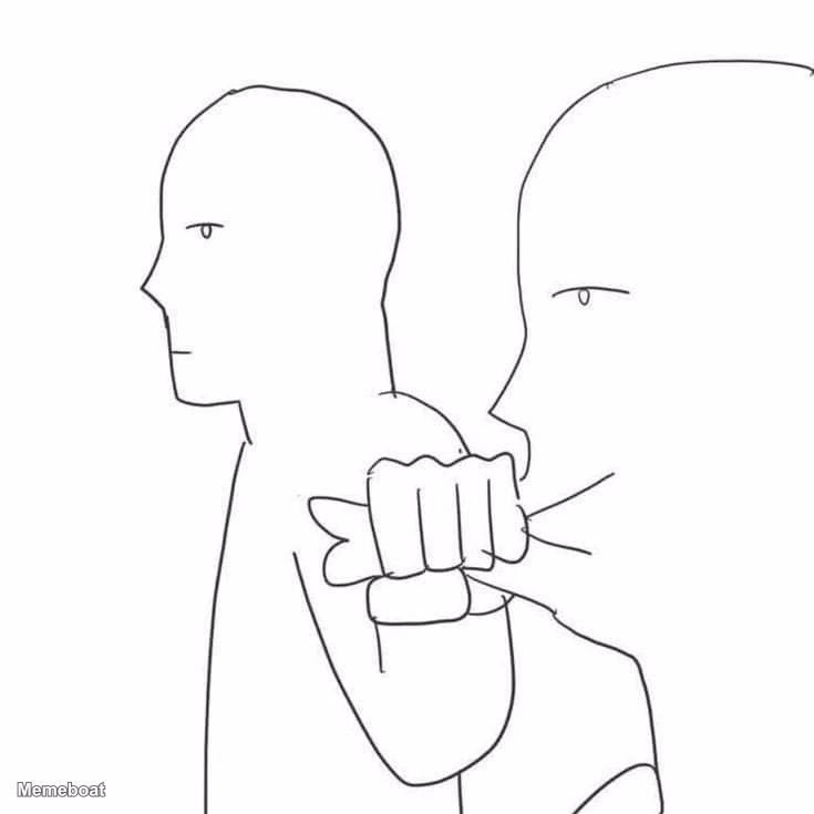 Holding Someone's Mouth Shut - meme generator image preview