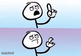 Holding up finger - meme generator image preview