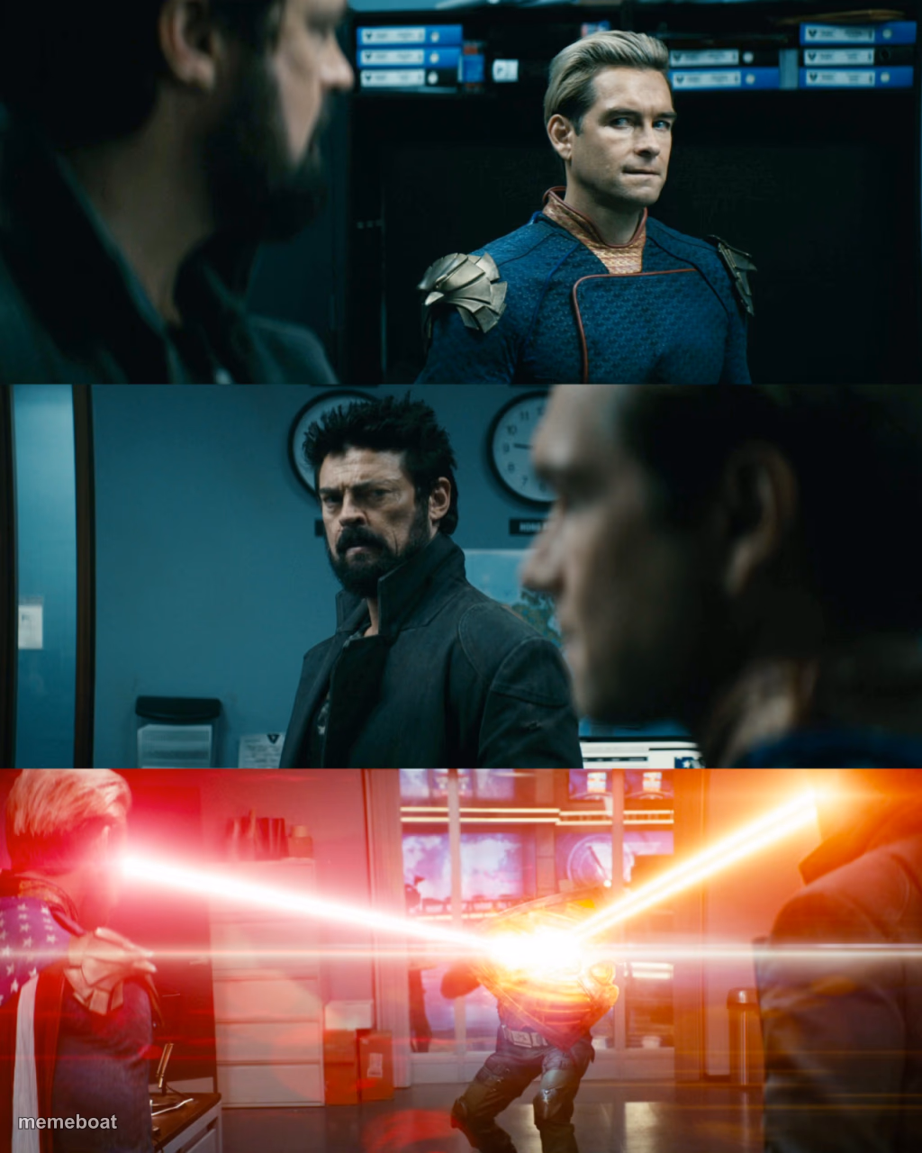 Homelander and Butcher VS Soilderboy - meme generator image preview