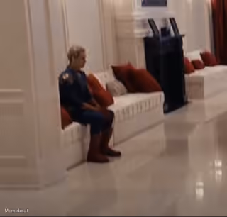 Homelander Sitting Alone in the Corner