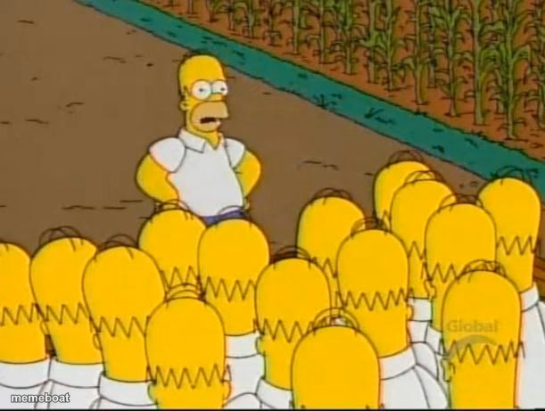 Homer Clones - meme generator image preview
