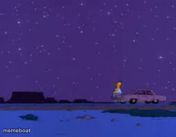 Homer Night Sky - meme generator image preview