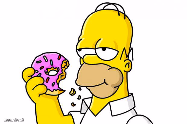 Homer Simpson Donut - meme generator image preview