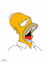Homer Simpson Drooling
