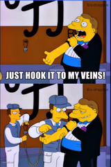 Hook it to my veins
