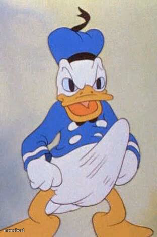Horny Donald Duck - meme generator image preview