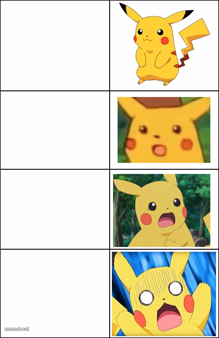 Horror Pikachu - meme generator image preview