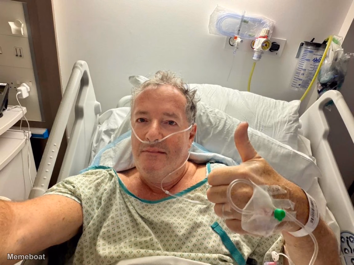 Hospitalised Piers - meme generator image preview