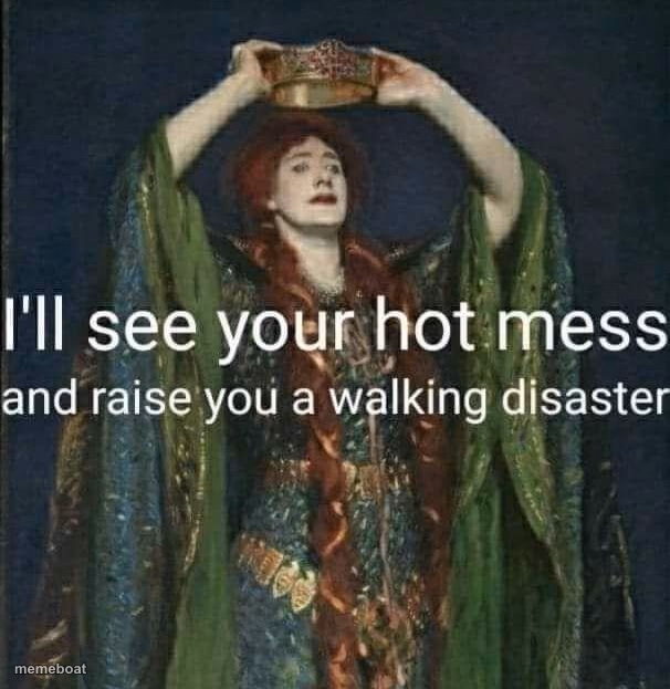 hot mess - meme generator image preview