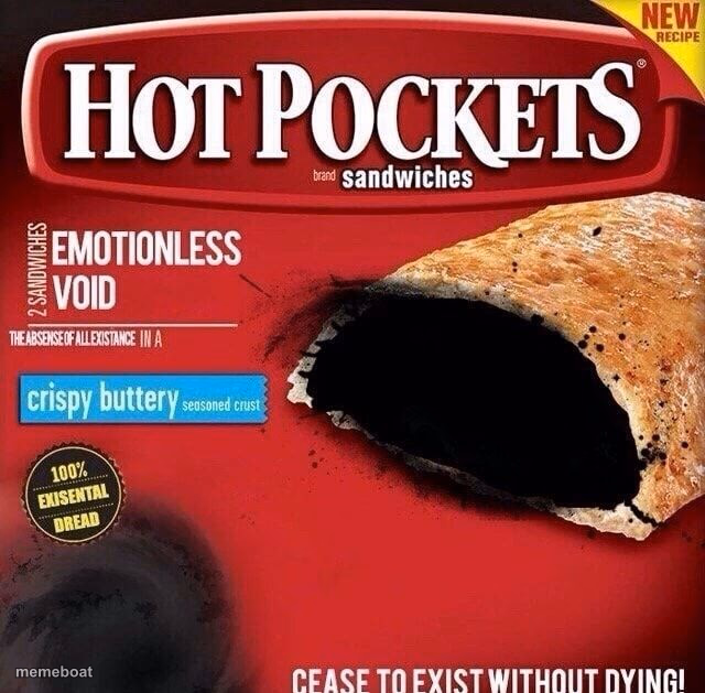 hot pockets:emotionless void - meme generator image preview