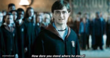 HOW DARE YOU STAND WHERE HE STOOD!