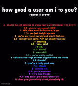 how good a user am i to you
