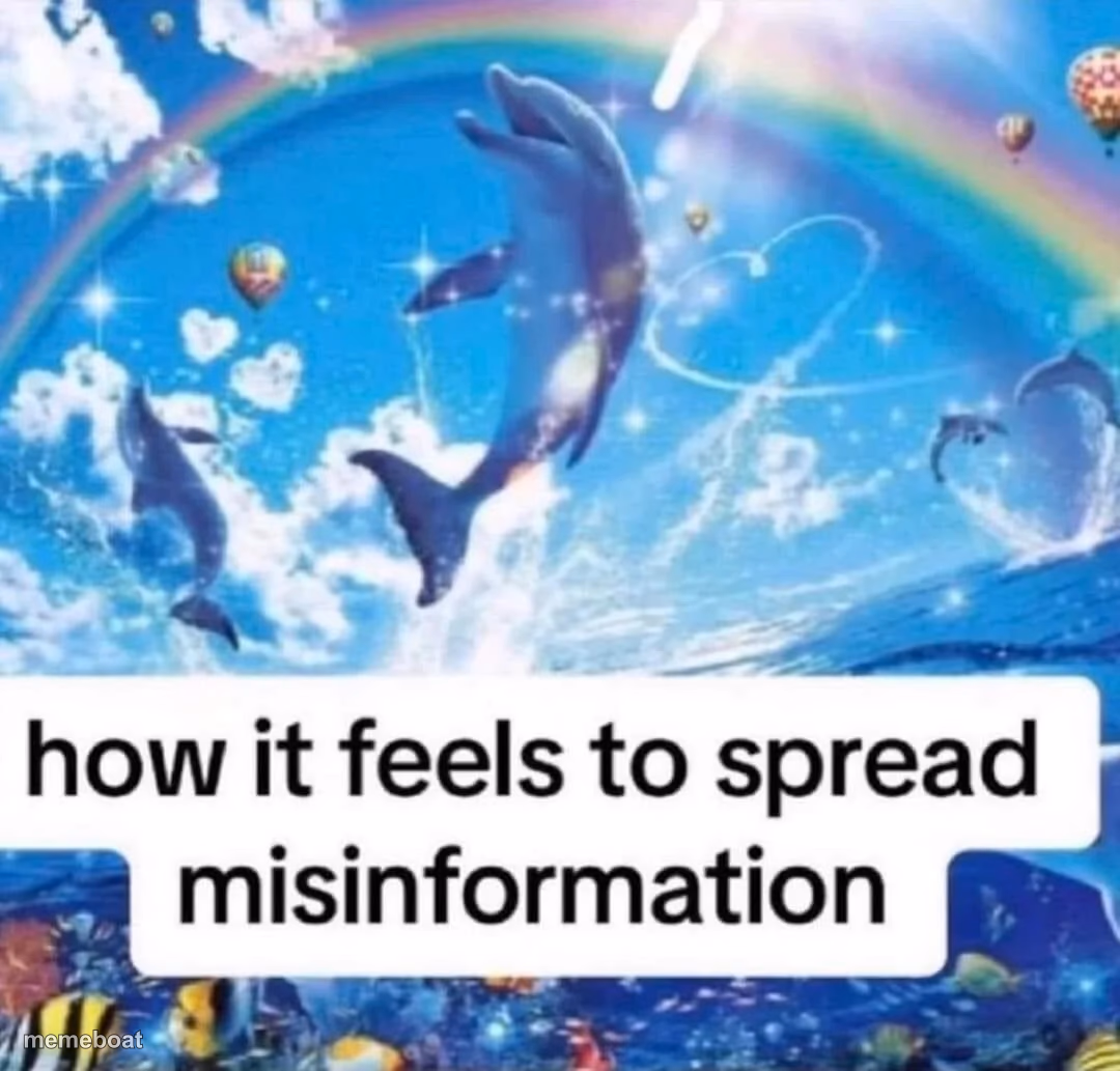 How it feels to spread misinformation - meme generator image preview