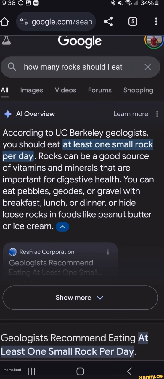How Many Rocks Should I Eat - meme generator image preview