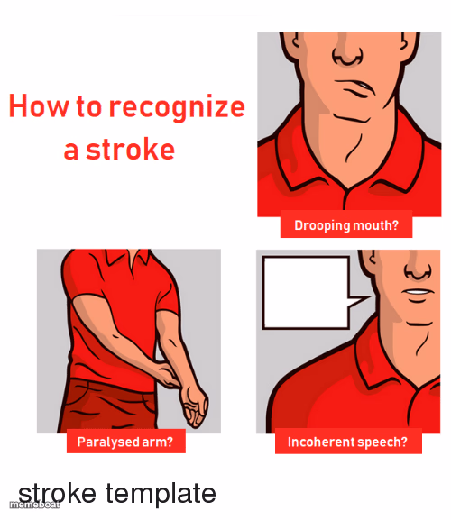 How to Recognize a Stroke - meme generator image preview