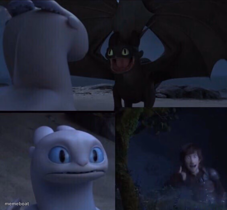 How to train your dragon 3 - meme generator image preview