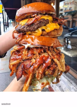 huge hamburger