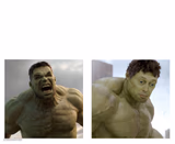 Hulk angry then realizes he's wrong