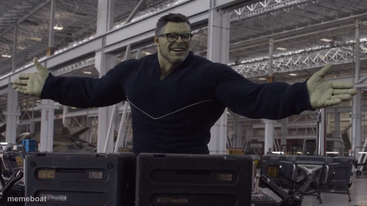 Hulk time travel - meme generator image preview