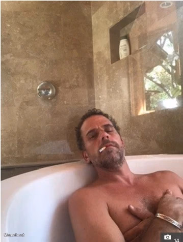 Hunter Biden Bathtub - meme generator image preview