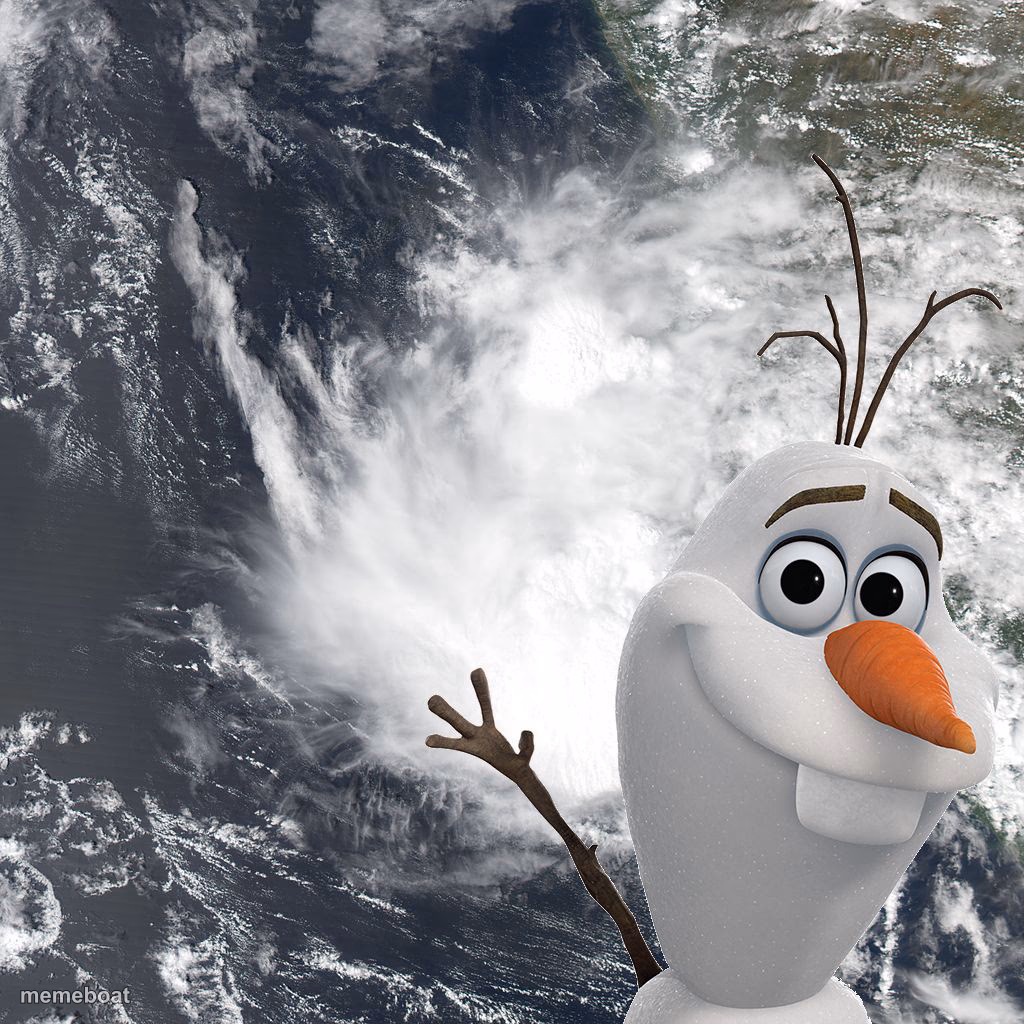 Hurricane Olaf - meme generator image preview