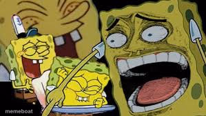 Hysterical Spongbob Laughter - meme generator image preview