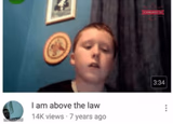 I am above the law