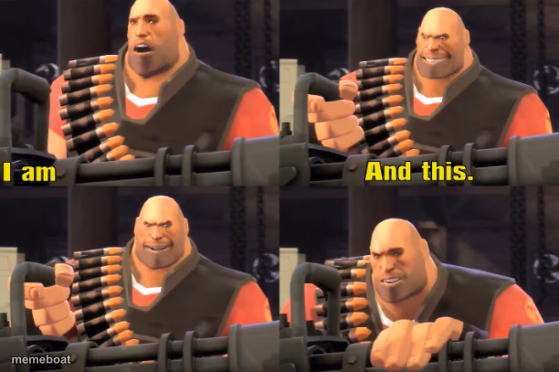 I am Heavy Weapons Guy (with text) - meme generator image preview