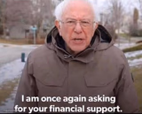 I am once again asking for your financial support