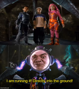 I am running it! Directly into the ground!