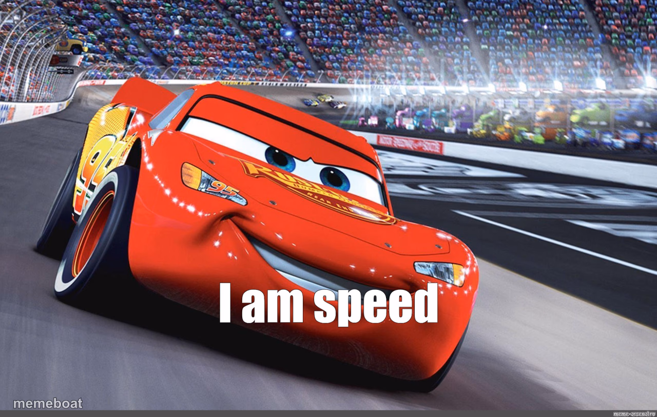 I am speed - meme generator image preview