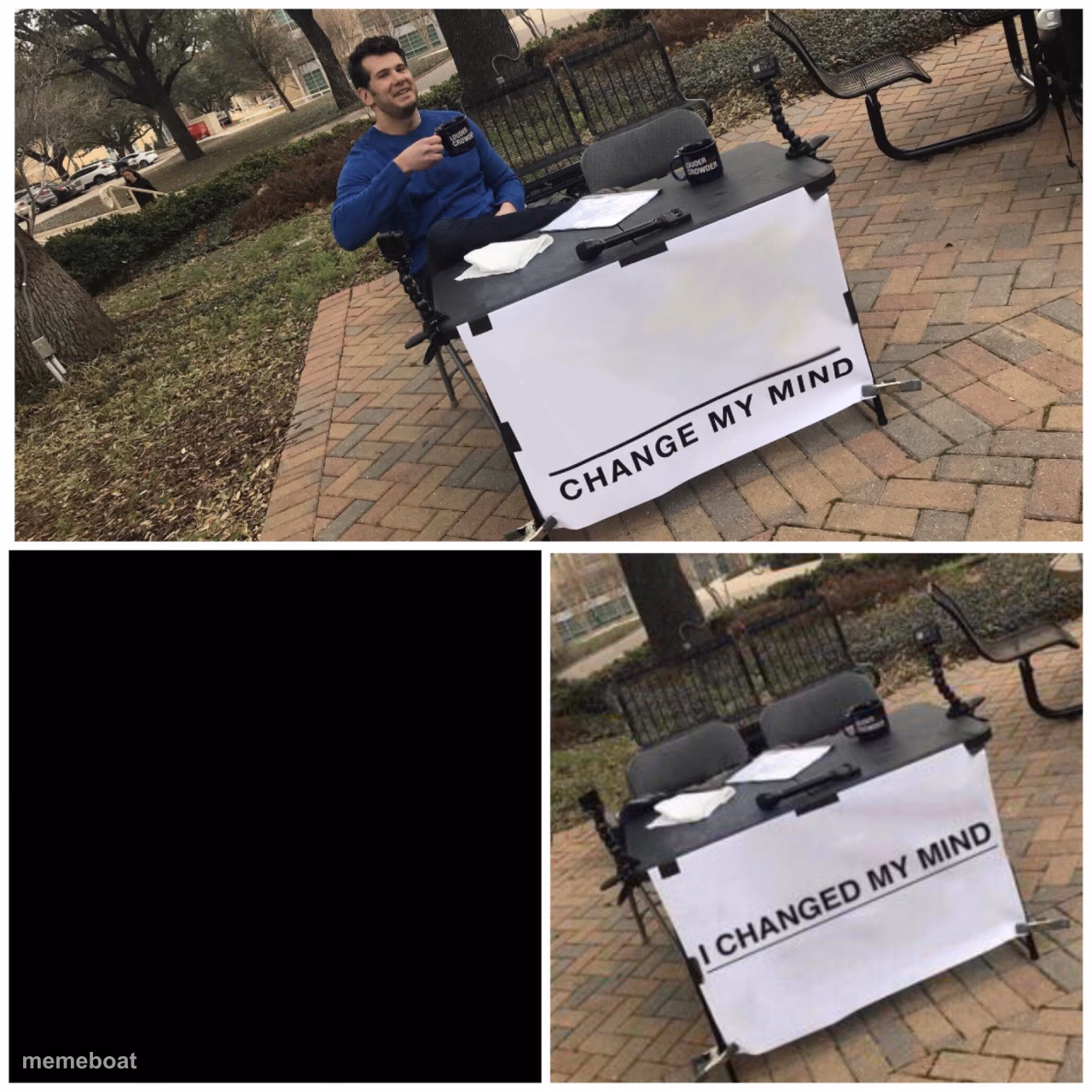 I changed my mind - meme generator image preview