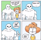 I do ONE Push-Up