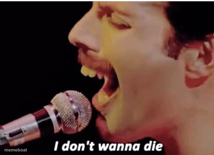 I Don't Wanna Die - meme generator image preview