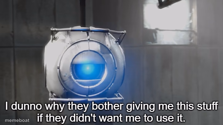 I dunno why they bother giving me this stuff - meme generator image preview