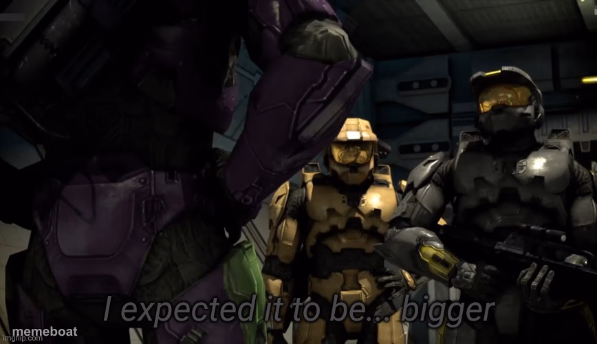 I expected it to be bigger - meme generator image preview