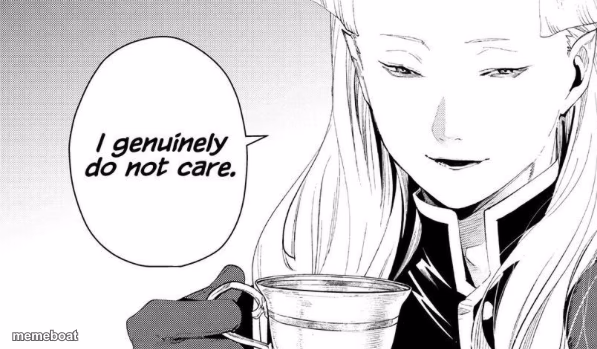 I genuinely do not care - meme generator image preview