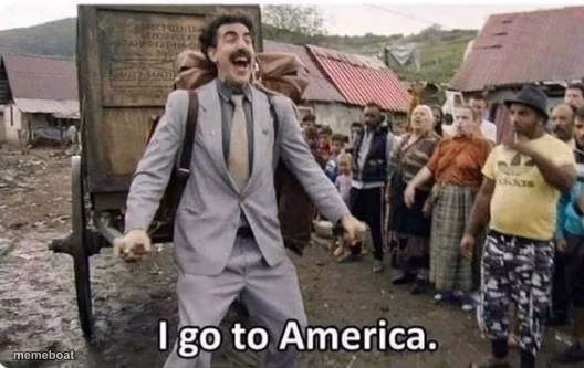 i go to america - meme generator image preview