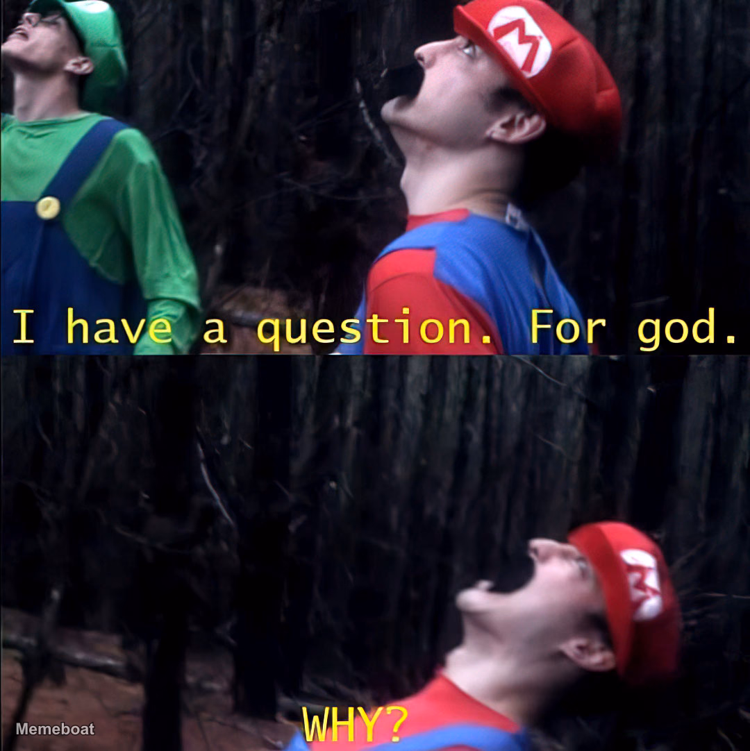 I Have a Question for God - meme generator image preview