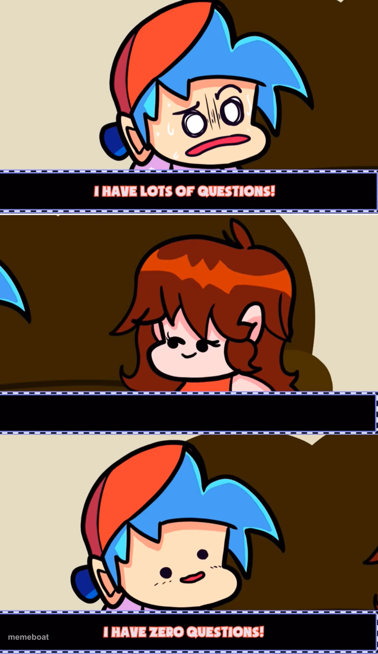 I have lots of questions - meme generator image preview