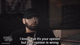 I know that it's your opinion, but your opinion is wrong