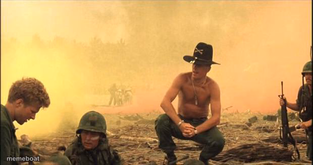 I love the smell of napalm in the morning - meme generator image preview