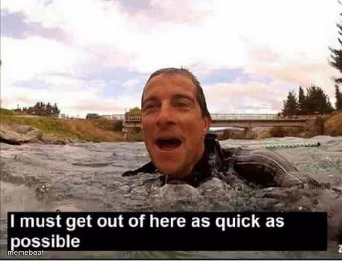 I must get out of here as quick as possible - meme generator image preview