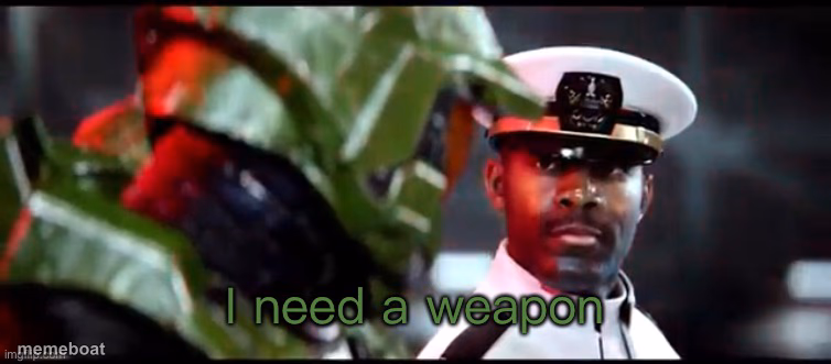 I need a weapon halo 2A - meme generator image preview
