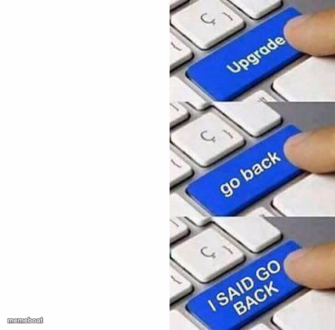 I SAID GO BACK - meme generator image preview