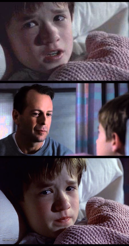 I see dead people 3-frame - meme generator image preview