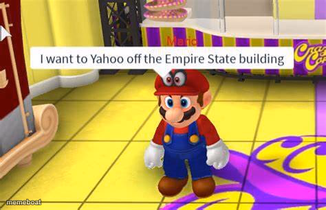 I want to Yahoo of the Empire State building - meme generator image preview
