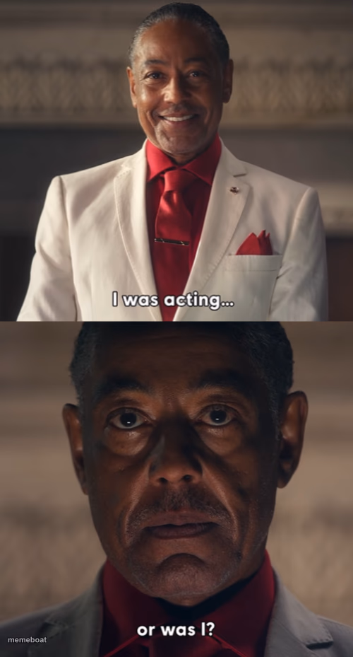 I was acting or was I? - meme generator image preview