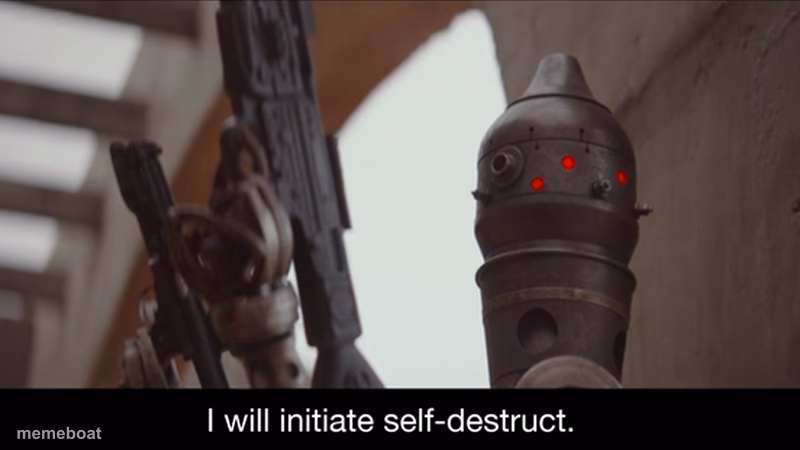 I Will Initiate Self-Destruct - meme generator image preview