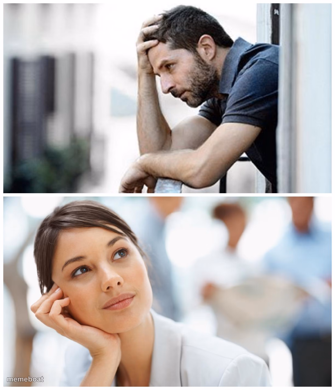 I wonder if she's thinking of me - meme generator image preview